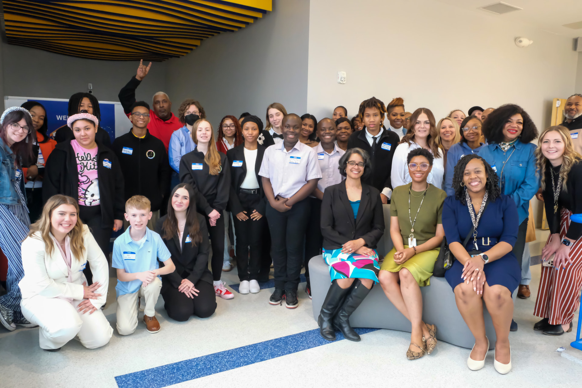 AYI scholars and supporters celebrating success